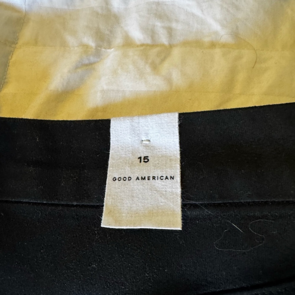 Good American Charcoal Buttoned Pants size 15 - Picture 5 of 5